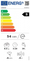 Pračka Gorenje W2A84CS energetický štítek new
